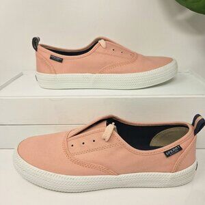 Women's Sperry Crest Knot Womens 8 Coral Slip-on Top Sider STS82339 Include Lace